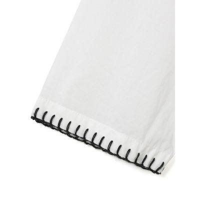 mizuiro ind ブランケットステッチワイドワンピース