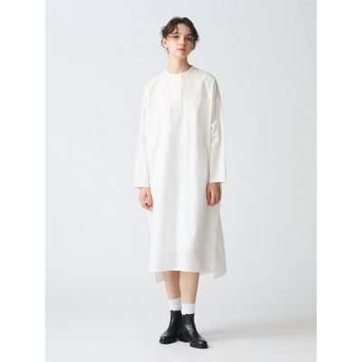 ｍｉｚｕｉｒｏ　ｉｎｄ　パンチングスタンドカラーロングワンピース