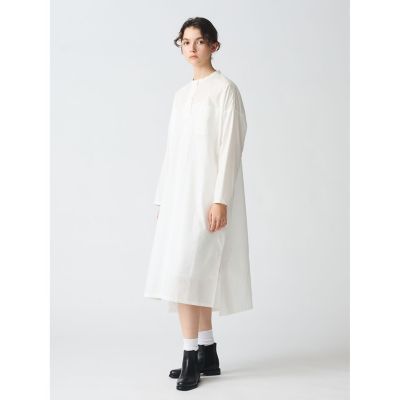 ｍｉｚｕｉｒｏ　ｉｎｄ　パンチングスタンドカラーロングワンピース