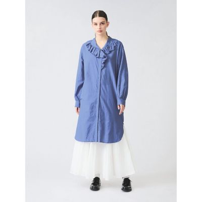 ｍｉｚｕｉｒｏ　ｉｎｄ　フリルカラーシャツワンピース