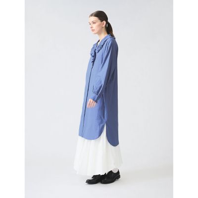 ｍｉｚｕｉｒｏ　ｉｎｄ　フリルカラーシャツワンピース
