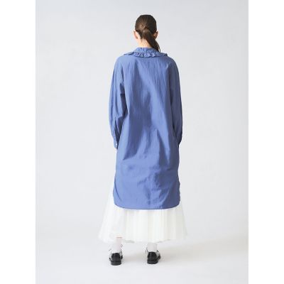 ｍｉｚｕｉｒｏ　ｉｎｄ　フリルカラーシャツワンピース