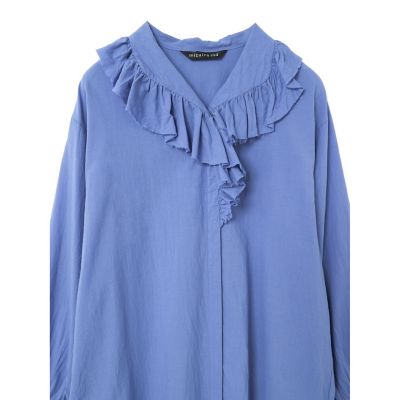 ｍｉｚｕｉｒｏ　ｉｎｄ　フリルカラーシャツワンピース