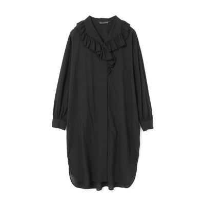 ｍｉｚｕｉｒｏ　ｉｎｄ　フリルカラーシャツワンピース