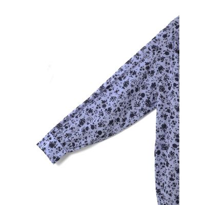 mizuiro ind スモールフラワーギャザーシャツ