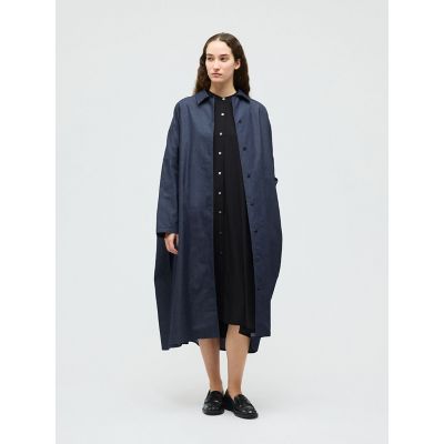mizuiro ind デニムワイドシャツコート | mizuiro ind