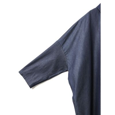 mizuiro ind デニムワイドシャツコート | mizuiro ind