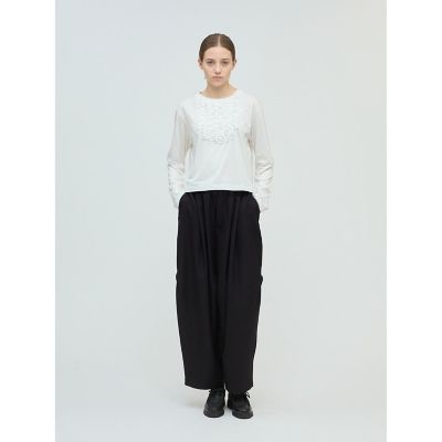 ＜mizuiro ind (Women)＞ｍｉｚｕｉｒｏ　ｉｎｄ　ワイドカーゴパンツ