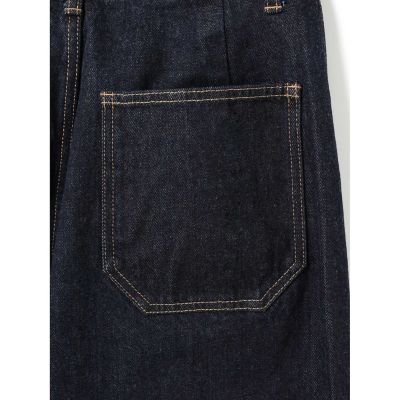 mizuiro ind ハイウエストワイドデニム ワンウォッシュ size 2 mizuiro ind（ミズイロインド） ハイウェスト ワイドデニム