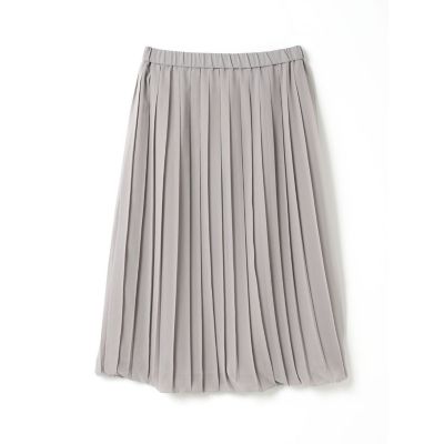 mizuiro ind (Women)/ミズイロインド mizuiro ind プリーツバルーンスカート グレー(91) ひざ丈スカート【三越伊勢丹/公式】