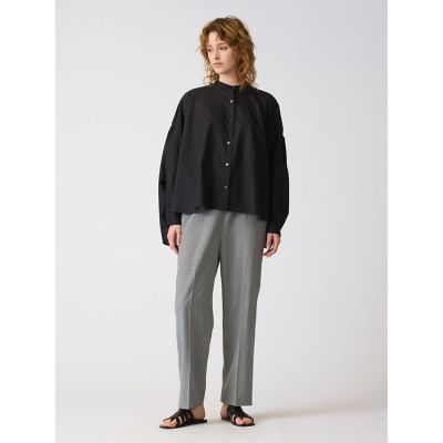 ＜mizuiro ind (Women)＞ｍｉｚｕｉｒｏ　ｉｎｄ　センタープレスワイドスラックス