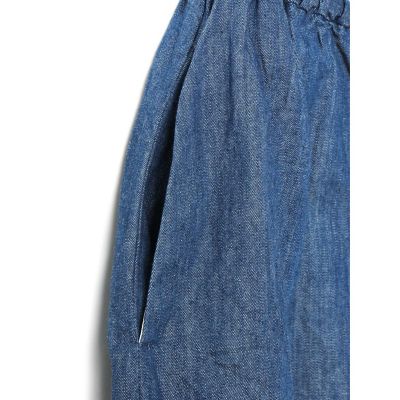 mizuiro ind デニムドローストリングボリュームパンツ