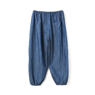 25SS mizuiro ind デニム ドローストリング ボリュームパンツ mizuiro ind デニムドローストリングボリュームパンツ