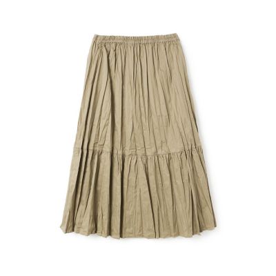 mizuiro ind　ミズイロインド　（新品）ティアードスカート mizuiroind（ミズイロインド）の「mizuiro ind ティアードスカート