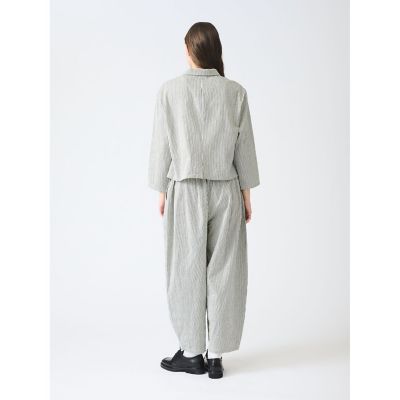 ｍｉｚｕｉｒｏ　ｉｎｄ　ヒッコリーワイドテーパードパンツ