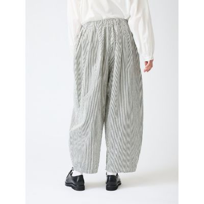 ｍｉｚｕｉｒｏ　ｉｎｄ　ヒッコリーワイドテーパードパンツ
