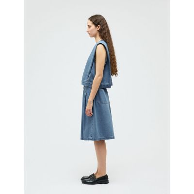 mizuiro ind ハイウエストワイドハーフパンツ（BLEACH