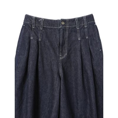mizuiro ind ハイウエストワイドハーフパンツ | mizuiro ind