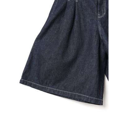mizuiro ind ハイウエストワイドハーフパンツ | mizuiro ind