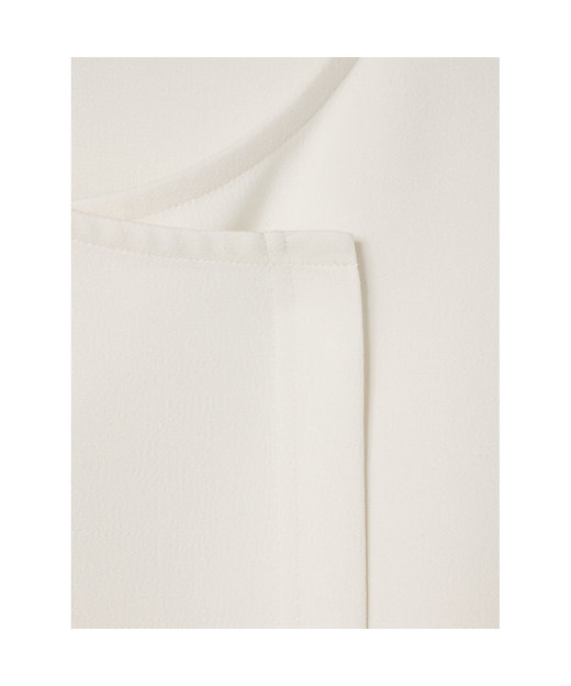 mizuiro ind ノーカラーハーフスリーブコート mizuiro ind ノーカラーハーフスリーブコート