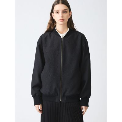 ＜mizuiro ind (Women)＞ｍｉｚｕｉｒｏ　ｉｎｄ　ジャカードジップブルゾン
