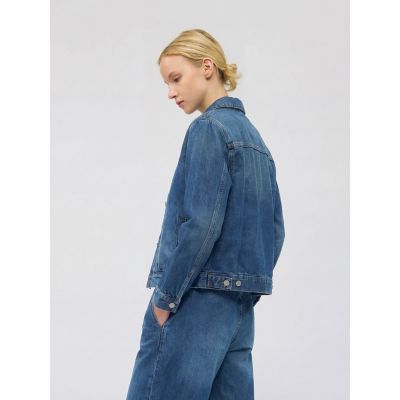 mizuiro ind コンパクトデニムジャケット（ダメージ