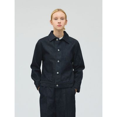 mizuiro ind フェイクレザージップブルゾン | mizuiro ind