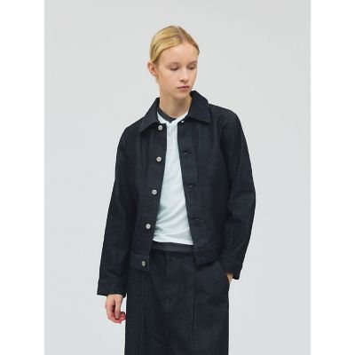 【MAISON de R】デニム コンパクトシャツ ジャケット 長袖 ボタン DENIM DELIGHT DAYS】デニムタックボタンシャツ | ジョンブル公式通販