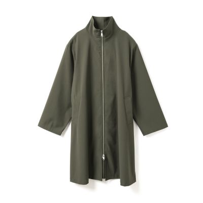 mizuiro ind ハイネックジップコート | mizuiro ind (Women