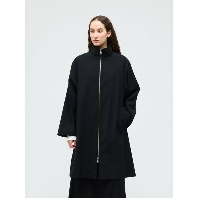 mizuiro ind ハイネックジップコート | mizuiro ind (Women