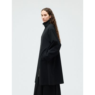 mizuiro ind ハイネックジップコート | mizuiro ind (Women