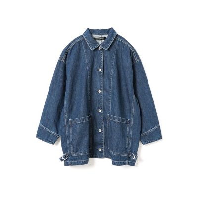 mizuiro ind ワイドデニムカバーオール（BLEACH
