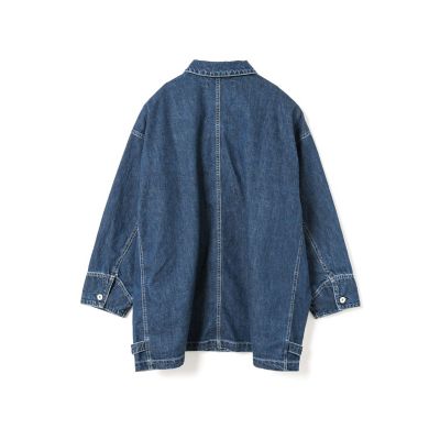 mizuiro ind ワイドデニムカバーオール（BLEACH