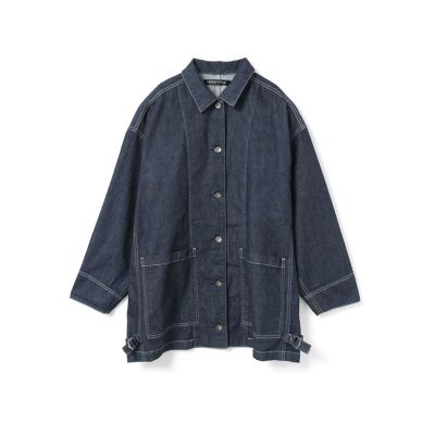 mizuiro ind ワイドデニムカバーオール（ONEWASH