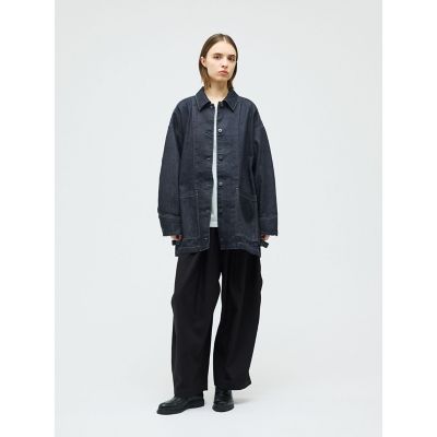 mizuiro ind ワイドデニムカバーオール（ONEWASH