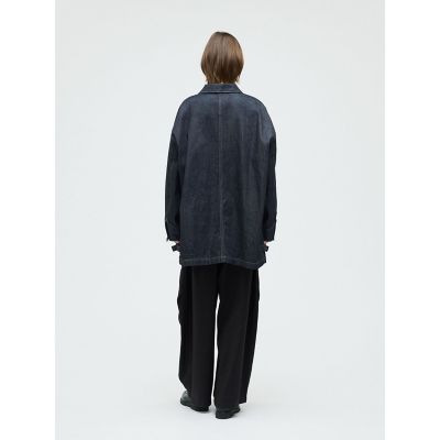 mizuiro ind ワイドデニムカバーオール（ONEWASH