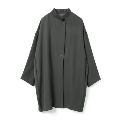 mizuiro ind スタンドカラーワイドジャケット | mizuiro ind