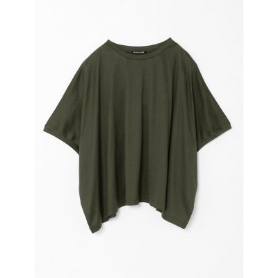 ＜mizuiro ind (Women)＞ｍｉｚｕｉｒｏ　ｉｎｄ　クルーネックワイドＴ