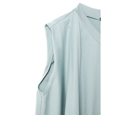 ｍｉｚｕｉｒｏ　ｉｎｄ　Ｖネックアシンメトリーノースリーブプルオーバー
