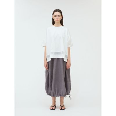 ｍｉｚｕｉｒｏ　ｉｎｄ　メッシュミックスワイドプルオーバー