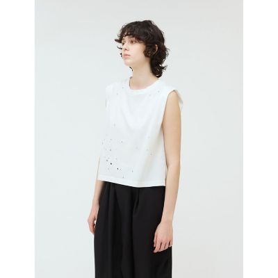 ｍｉｚｕｉｒｏ　ｉｎｄ　パンチングノースリーブプルオーバー