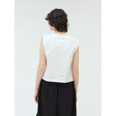 ｍｉｚｕｉｒｏ　ｉｎｄ　パンチングノースリーブプルオーバー