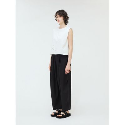 ｍｉｚｕｉｒｏ　ｉｎｄ　パンチングノースリーブプルオーバー