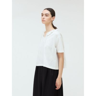 【30%OFF】ミズイロインド フリル襟 プルオーバー メール便OK mizuiro ind 2-210100 半袖 Tシャツ 白 黒 楽天市場】(メール便OK) 【30%OFF】 mizuiro ind ミズイロインド