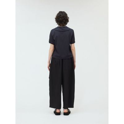 mizuiro ind ワイドカラーポロシャツ | mizuiro ind