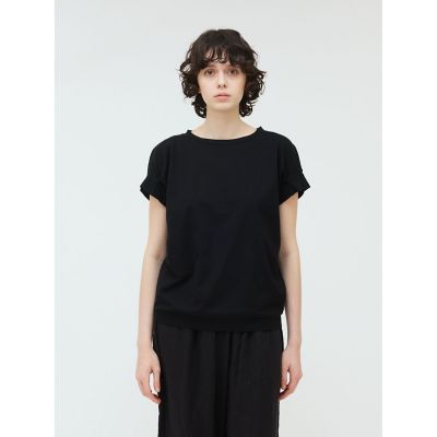 ＜mizuiro ind (Women)＞ｍｉｚｕｉｒｏ　ｉｎｄ　フリルスリーブクルーネックプルオーバー