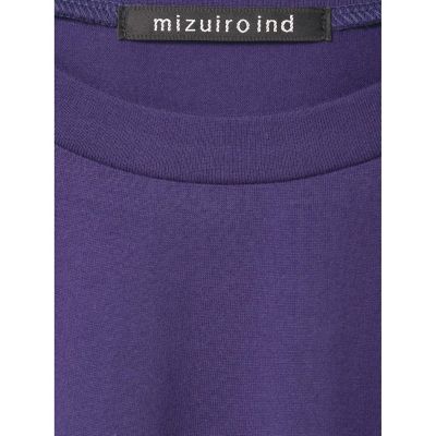 mizuiro ind クルーネックアシンメトリープルオーバー