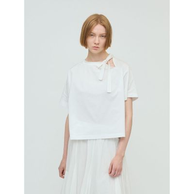 mizuiro ind / ミズイロインド mizuiro ind リボンカラーTシャツ MARcourt｜mizuiro ind リボンカラーTシャツ | Rakuten Fashion