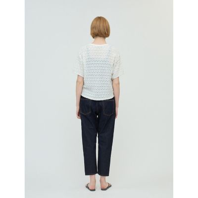 ｍｉｚｕｉｒｏ　ｉｎｄ　ストレッチレースクルーネックＴシャツ