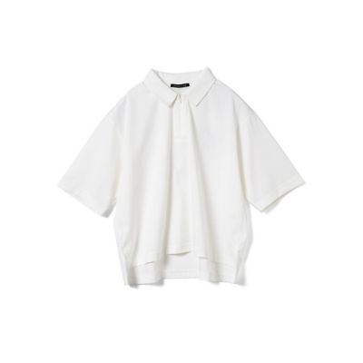 mizuiro ind ジップアップポロシャツ | mizuiro ind (Women